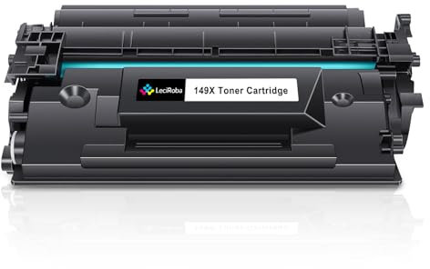 LeciRoba W1490X Tonerkartusche für HP 149A W1490A und HP 149X W1490X Tonerkartuschen, Verwendung mit Laser Pro 4002D, 4002DW, 4002DN und MFP 4102FDW, 4102FDN, 4102DW, Schwarz, 1 Stück