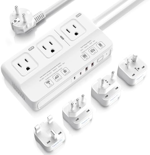 ANTPO Travel Voltage Converter, 220V to 110V