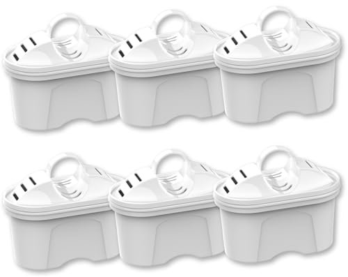 Paquete de 6 cartuchos de repuesto para filtro de agua ZACHVO UR05/KEI906, ideal para dispensadores de agua caliente, duradero, mejora la calidad del agua