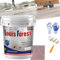Genérico Louis Forest Epoxy Floor Paint, High-Gloss Marble Effect, 0.5KG-Pink, Pintura Epoxica Para Pisos, Waterproof, Concrete Floor Paint
