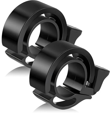 2 Piezas Mini Timbres para Bicicleta 90dB, Ruidoso Aluminio MTB Timbre para Bicicleta para Adultos Niños Bicycle de Ciudad Bicycle de Montaña Bike de Carreras
