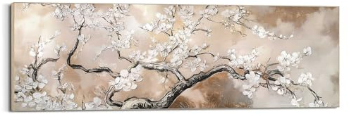 REINDERS Wandbild, Baum mit Blüte, Wohnzimmer, MDF, 52 x 156