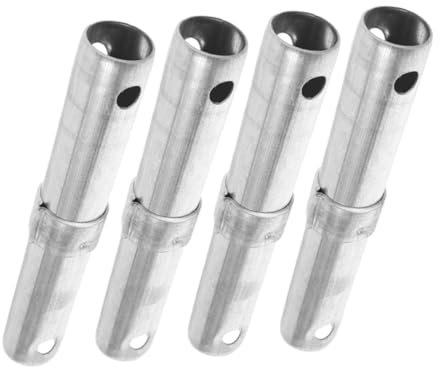 Lurrose 4pcs Scaffolding Connecting Rods Scaffold Pole Connector Heavy Duty Scaffold Pins Scaffolding Equipment for Construction