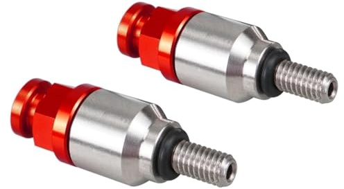For KTM EXC SX XC MXC SMR Gabel Entlüftungsventile Schraube M4x0.7 Gewinde 85-690cc Motorrad Modelle(Red)