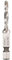 DEWALT DWADTQTR832 Impact Ready 8-32 UNC Drill Tap, 1/4 Capacity