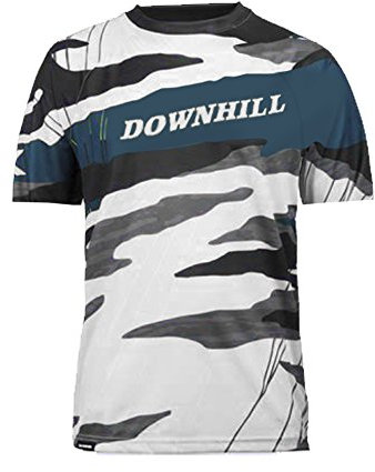 UGLY FROG Uglyfrog UF18XIN31 Designs Blocks MTB Motocross Rennrad/Downhill Jersey Kurze Ärmel Trikot MX Enduro Offroad Gelände Quad Cross Erwachsene
