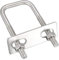 sourcing map 2 Stück Vierkant U-Bolzen 1-1/4(30mm) Innenbreite 304 Edelstahl M6 mit Muttern Rahmengurte