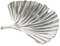 Casablanca Deko-Schale Ginkgo - aus Aluminium silberfarben Antikfinish D 33 cm