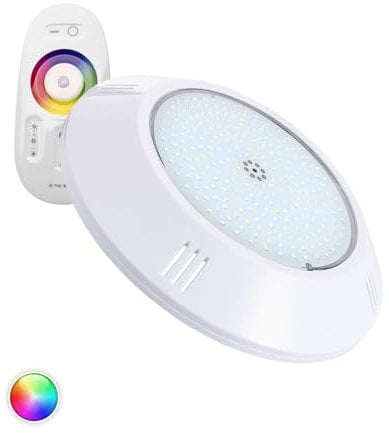 LEDKIA LIGHTING Spot LED Piscine en Saillie RGBW Submersible 12V DC IP68 20W RGBW