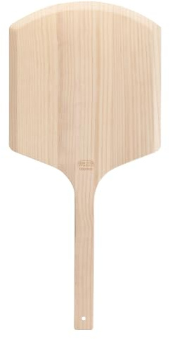 New Star Foodservice 1029970 Pizzaschieber aus Holz, 40,6 cm L x 35,6 cm B Platte, mit 30,5 cm L Holzgriff, 76,2 cm Gesamtlänge