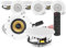 Power Dynamics WCS65 6.5 Multi Room Ceiling Speaker System, Smart Home WiFi Wireless Bluetooth Sound System, 4-Zone Audio, Set of 8 Installed Speakers for Home