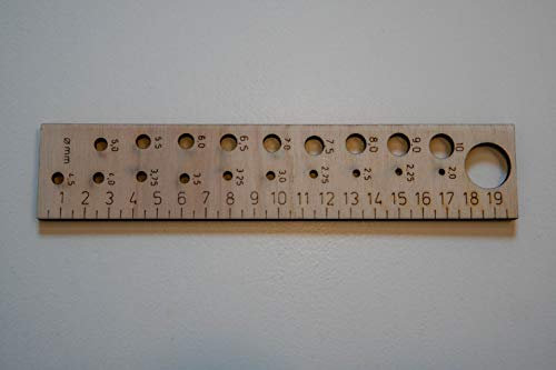 Nadelmaß Holz - Lineal Maßband Made in Germany