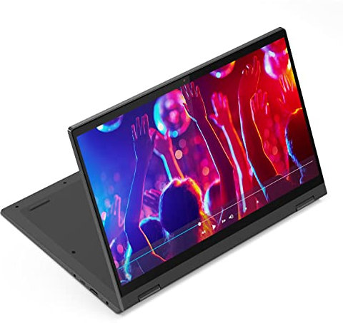 2022 Lenovo IdeaPad Flex 5i 14 Touchscreen 2-in-1 Laptop 11th dual-core Intel i3-1135G4 4GB DDR4 128GB NVMe SSD UHD Grafica HDMI USB-C Fingerprint WiFi-5 Windows 11, grigio con unità da 32 GB