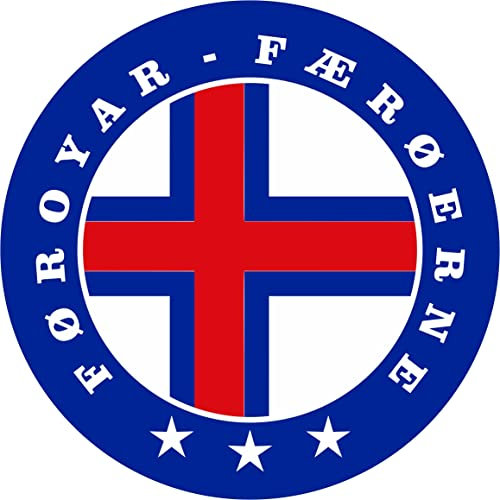 Nation Färöer Aufkleber Karte Sticker - PKW Auto Motorrad Biker L-045