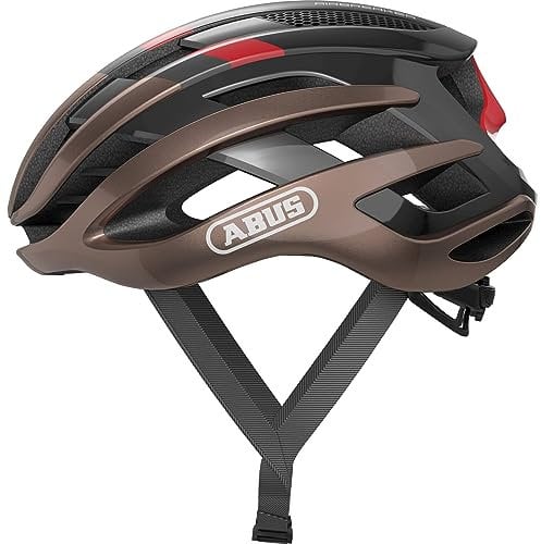 ABUS Rennradhelm AirBreaker - High-End Fahrradhelm für den professionellen Radsport - Damen und Herren - Kupfer/Rot, Größe S, Kupfer/Rot (metallic Copper), S (51-55 cm)