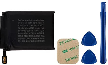 Swark Batería A2327 compatible con Apple Watch Series 6 44 mm modelo A2292 A2294 A2376 con herramientas