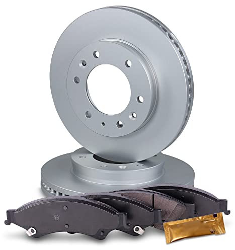 BESTPRICE Bremsenset Vorderachse inkl. Bremsscheiben Ø 302 mm Belüftet + Bremsbeläge Vorne Kompatibel mit FORD RANGER (TKE)