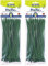 Tenax Fix-Tie L Bridas de Plástico Multiusos, tamaño: 20 cm, Verde, Paquete de 100 Unidades