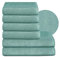 BEAUTEX Handtuch-Set Premium Frottier Sets Made in Europe, 100% Baumwolle 550g/m², Oeko-TEX Zertifiziert (Set: 4 Hand-, 2 Badetücher in Ozeanblau)