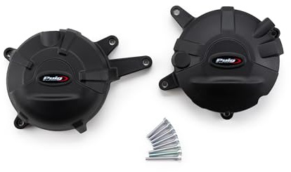 Puig 21462N Motorschutzabdeckungen zusätzlicher Schutz, Schwarz