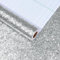 Yullpaper Peel and Stick Silver Glitter Wallpaper Thick Shining Furniture Vinyl Wrap for Cupboard Girls Bedroom Wallpaper Silver Glitter Wall Paper Roll Living Room Furniture Stickers 40cm X 800cm