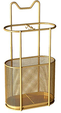 LLMTYO Porte-Parapluie Support de Rangement de Parapluie ajouré en Forme de Chat, Porte-Parapluie à Coins arrondis, Support de Rangement pour Parapluie intérieur/extérieur pour Couloir d'entrée