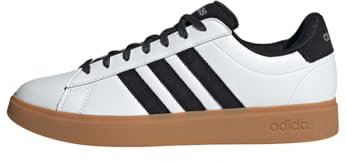 adidas Men Grand Court 2.0 Shoes Textile Upper White 10.5