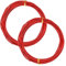 YMWALK Alambre Artesanal de Aluminio de 2mm,Alambre para Joyería,2 Rollos de Alambre Moldeable y Doblable de Metal para Hacer Joyas,Modelado de Bicicletas,Creación Floral (2mm*10m por Rollo) (Rojo)