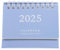 Mini Tischkalender 2024-2025, 9,5x7,5cm, Stehkalender, Klappbarer Tischkalender, Monatskalender, Notizblock, Terminplaner FüR Zuhause Und BüRo, Hellblau