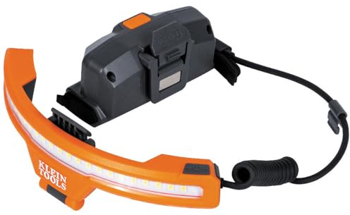 Klein Tools KHH56308 Rechargeable LED Wide-Beam Headlamp Work Light Hard Hats, 770 Lumens, Battery and Mount Included