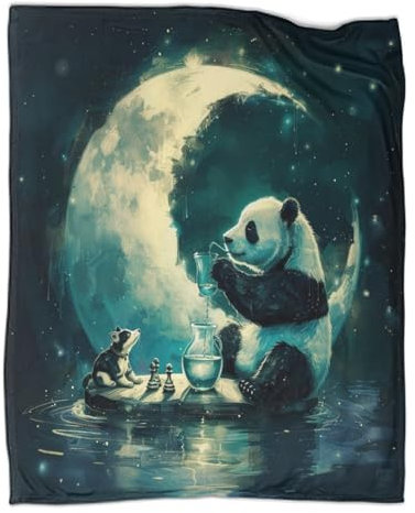 Panda 3D Bedruckte Decke Flanell Decke Flauschige Decke