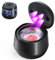 Ultrasonic U-V Cleaner for Dentures, Retainer, Mouth Guard, Aligner, Whitening Trays, Toothbrush Head, 45kHz Ultrasonic Retainer Cleaner Machine for All Dental Appliances, Jewelry, Diamonds (Black)
