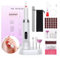 Weinsamkeit Ponceuse pour Ongles Professionnelle, 12 en 1 Lime a Ongle Electrique Sans Fil, 20000 tr/min, Vitesse et Direction Réglables Ongles Manucure Machine pour Manucure et Pedicure