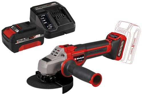 EINHELL PROFESSIONAL Akku-Winkelschleifer TP-AG 18/125 CE Q Li Kit (1x 4,0 Ah)