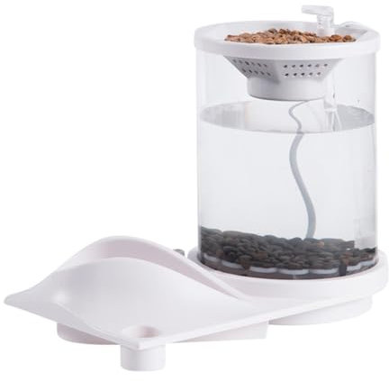 Aquarium-Starter-Kits – kleines Betta-Fischbecken | leises Aquarium-Starter-Set | selbstpflegendes Aquarium mit Aquaponic-Ökosystem für Aquarien | Aquarium für Anfänger | Desktop-Kampffischbecken für