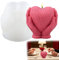 Junhui San Valentino Candela Stampi in Silicone, Cuore Stampo Candela, 3D Forma di Cuore Stampo per Stampi Epossidici in Silicone per Realizzare Candele, Saponi, Aromaterapia