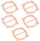 Air Compressor Head Gasket Kit 65mm Copper Gasket Cylinder Valve Gasket for 65mm Diameter Cylinder