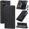 Jasonyu Case for Sony Xperia 10 VI Leather Wallet Flip Cover with Card Holder,Kickstand, Magnetic Closure,TPU Shockproof Phone Case,Black
