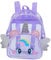 Ipetboom Einhorn-Rucksack Für Kleine Mädchen Freizeitrucksack Mit Cartoon-Design Ausreichend Raum Für Spielzeug Bücher Und Stifte Für Schule Reisen Und Outdoor-aktivitäten