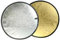 YZDKR Plaque Lumineuse Portable Multi-Pliante à réflecteur 2 en 1, adaptée au Studio de Photographie en Direct, Or Argent pour l'éclairage des Studios de Photographie