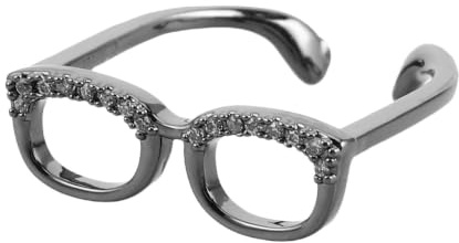 HAPINARY Verstellbarer Offenen Ring Kupfer aus Damen für Einzigartiger Leichter Statement Ring Kreatives Design Teenager Mädchen für Alltag und Besondere Anlässe