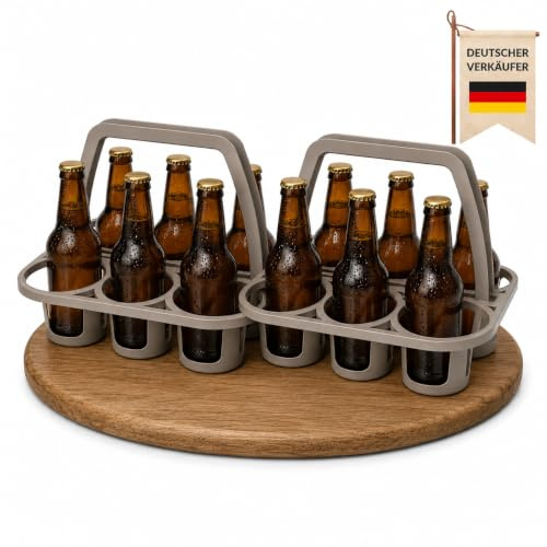 Ondis24 2X Flaschenträger, Einkaufshilfe, tragehilfe für 6 Flaschen