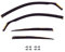 J&J AUTOMOTIVE | Windabweiser Passend Für Polo 3, 6N Fließheck 1994-2002, Heko Regenabweiser, Getönt, Set 4-Teilig, Vorne, Hinten, Aerodynamisch
