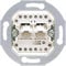 Jung UAE8-8UPO UAE 8 UPO Steckdose, Weiß, 2 Tomas Indepedientes