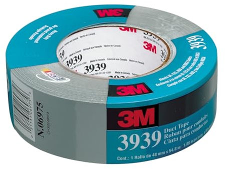 3M 051131-06975 Heavy Duty Polyethylene Duct Tape, 60 yds Length x 2 Width, Silver