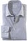 Olymp Herren Hemd Level 5 Body Fit Langarm, Silber, 44