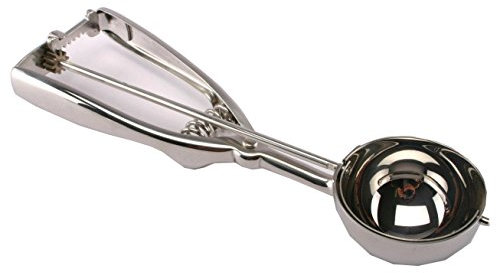 Komonee Traditional Stainless Steel Metal Ice Cream Scoop