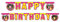 Procos 86564 – Girlande Happy Birthday Masha und Bär, 2.4 m, mehrfarbig