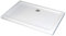 BERNSTEIN - Receveur de douche Rectangulaire Blanc 90x120x5cm Bac à douche Acrylique + Bonde chrome, Drain & Rebords