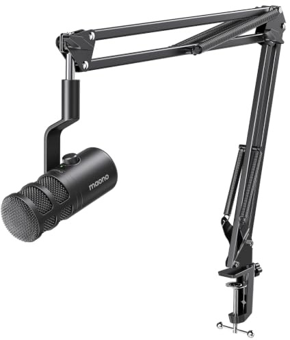 MAONO PD100 Gen2S USB/XLR Dynamisches Mikrofon für PC, 192kHz/24bit Studio-Klang, Mute-Taste, Echtzeit-Monitoring, Metallgehäuse, inkl. USB- & XLR-Kabel, Komplettset für Podcast, Streaming, Homeoffice